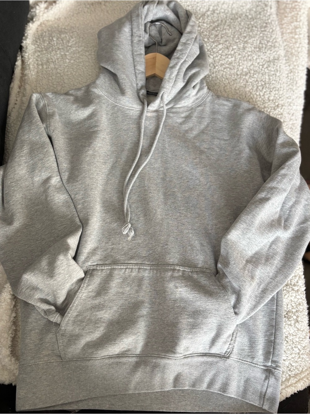 Brandy Melville Heather Gray Pullover Hoodie